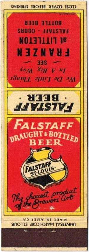 Falstaff Beer Dupe