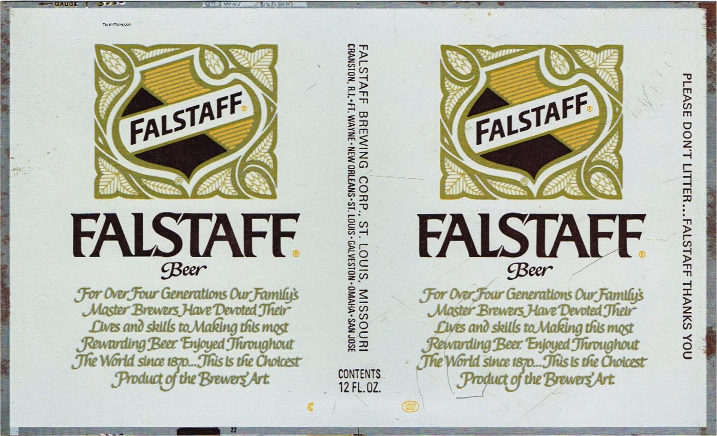 Falstaff Beer Dupe