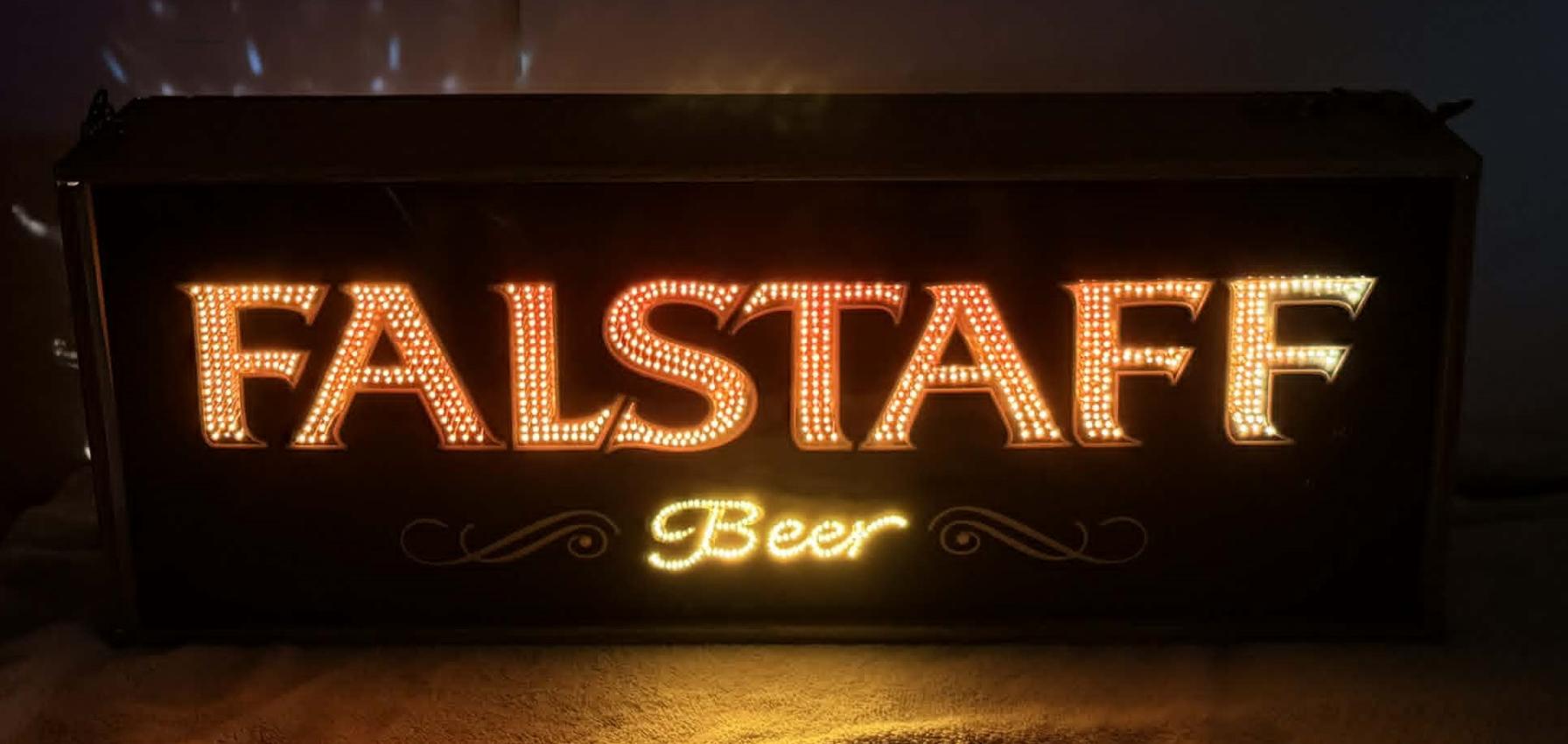 Falstaff Beer Fibre-Lite 28-Inch Fibre-optic Sign