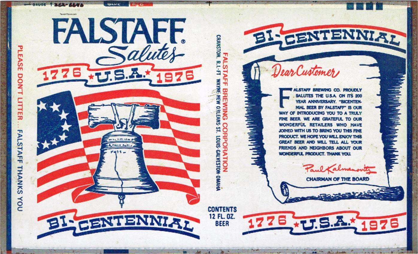 Falstaff Bicentennial Beer