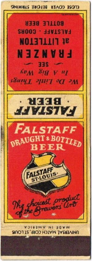 Falstaff Beer Dupe