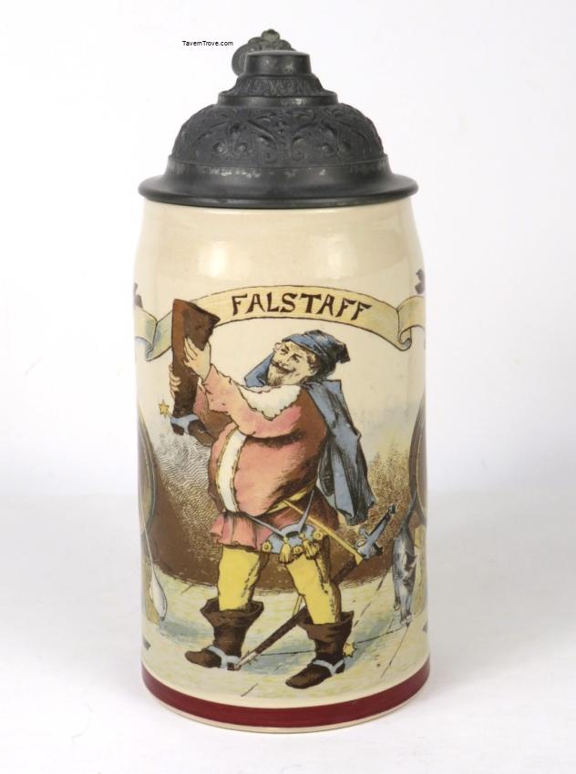 Falstaff Mettlach Half Liter