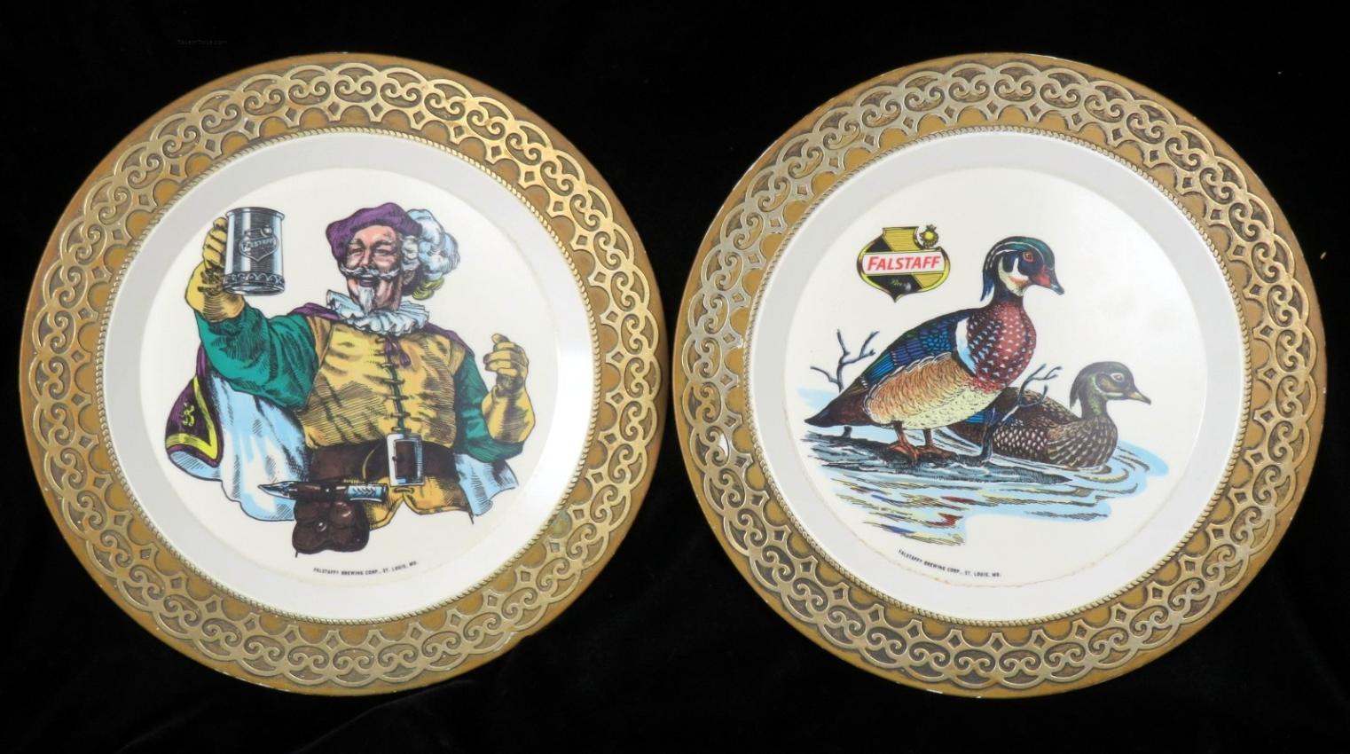 Falstaff Sir Falstaff and Wood Ducks Plates