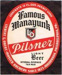 Famous Manayunk Pilsner Beer