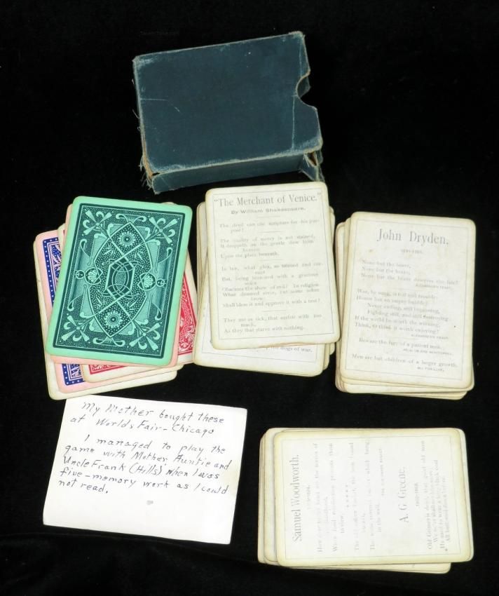 Famous Authors Memory Cards Game