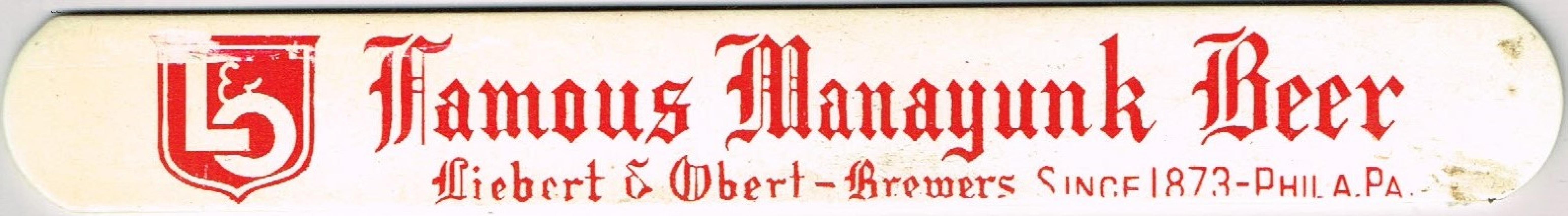 Famous Manayunk Beer