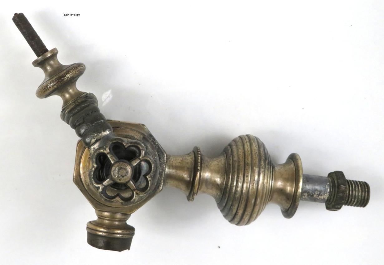 Fancy and Heavy Nickel-Plated Brass Beer Tap Spigot
