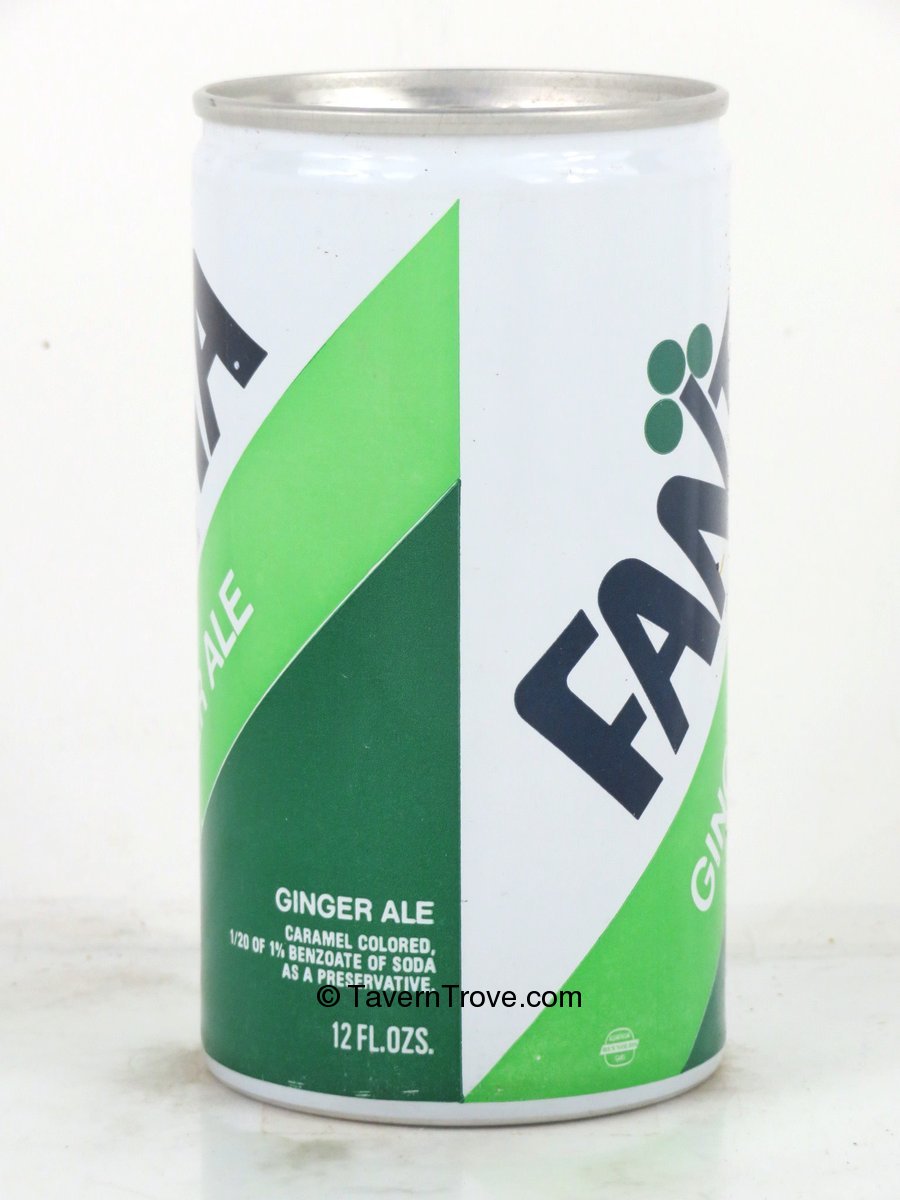 Item 97114 1969 Fanta Ginger Ale (aluminum) Atlanta Tab Top Can