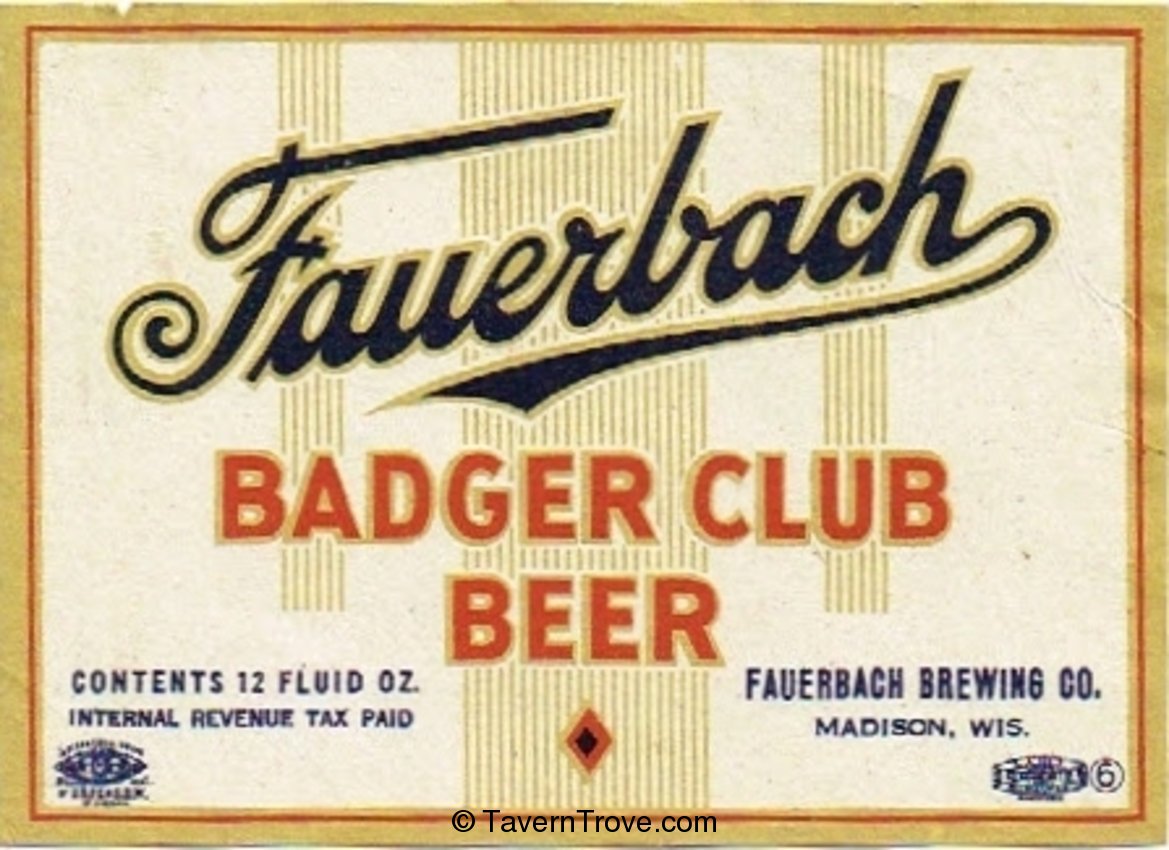 Fauerbach Badger Club Beer