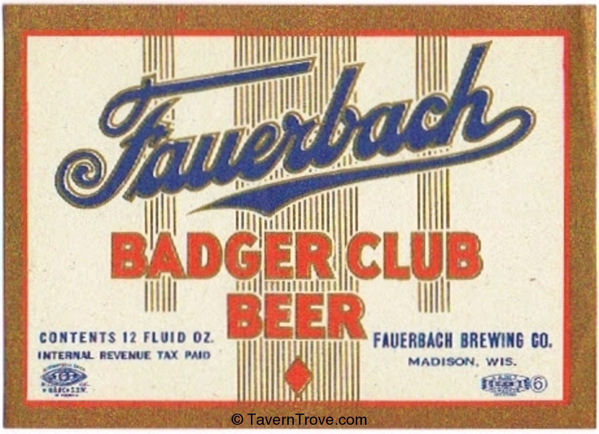 Fauerbach Badger Club Beer