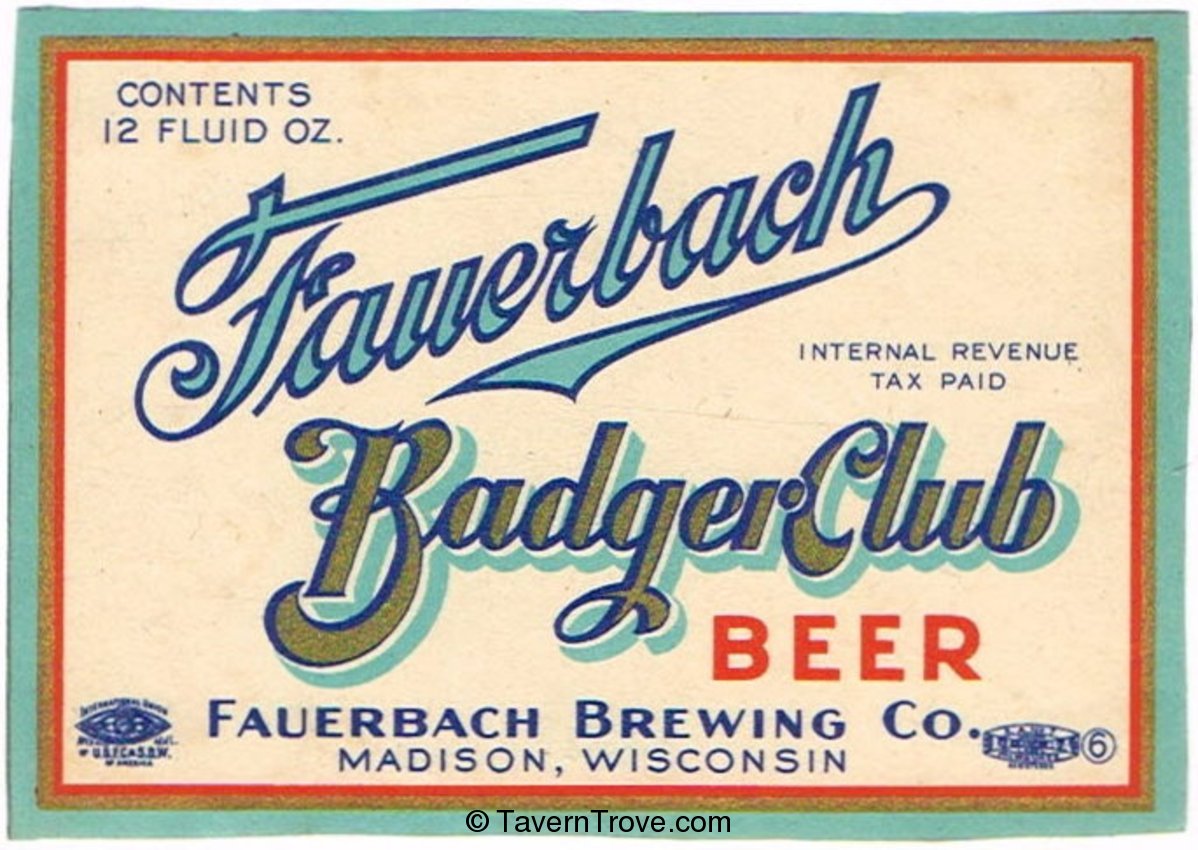 Fauerbach Badger Club Beer