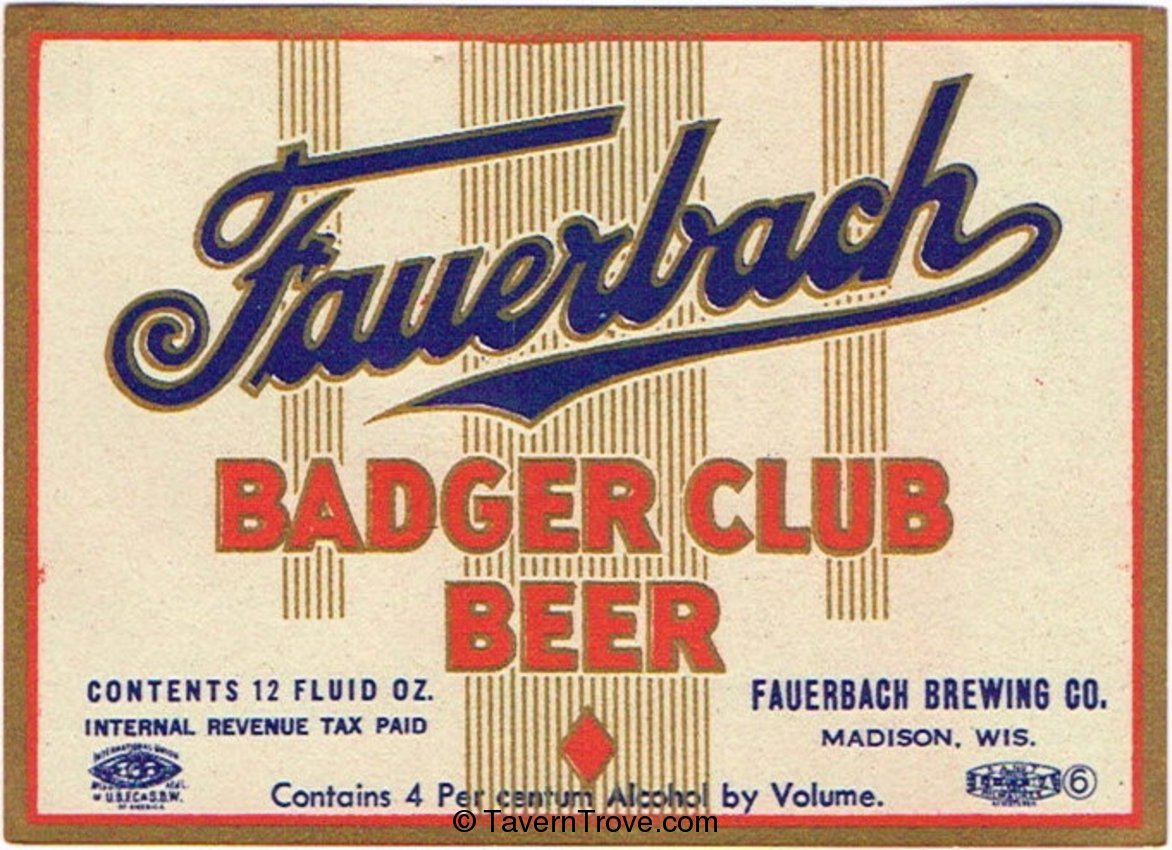 Fauerbach Badger Club Beer