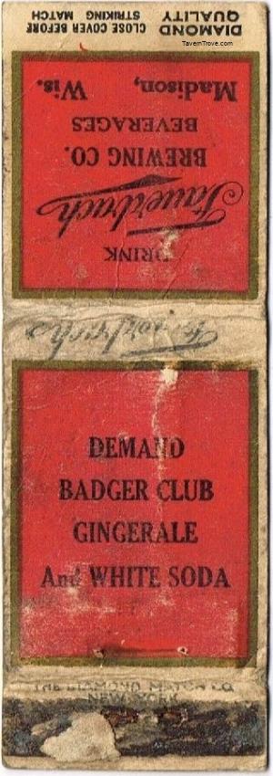 Fauerbach Lager Beer/Badger Club Ginger Ale