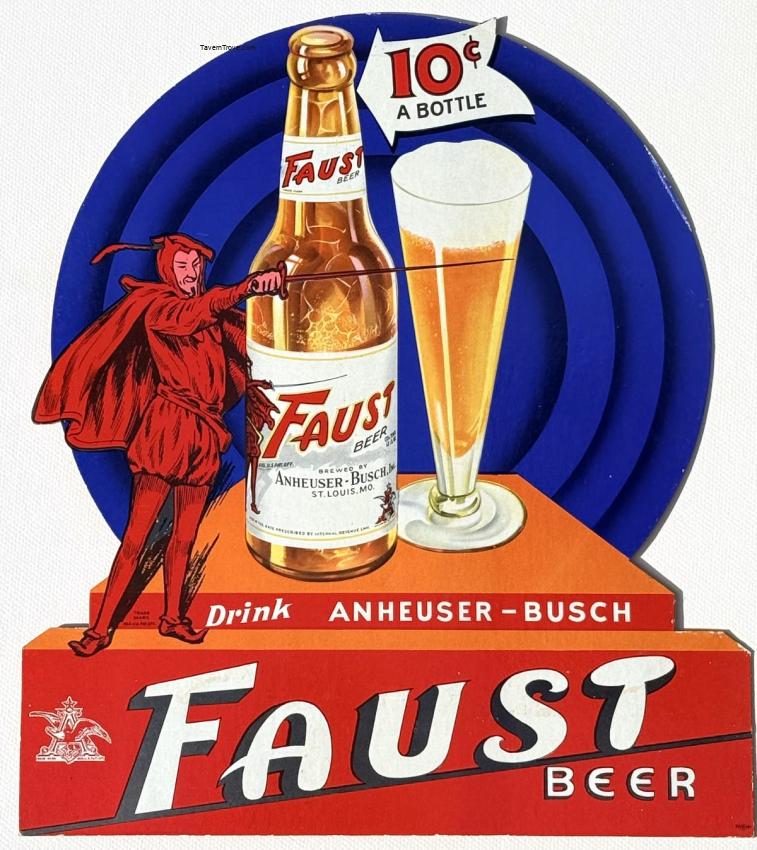 Faust Beer Die Cut Easel-Back