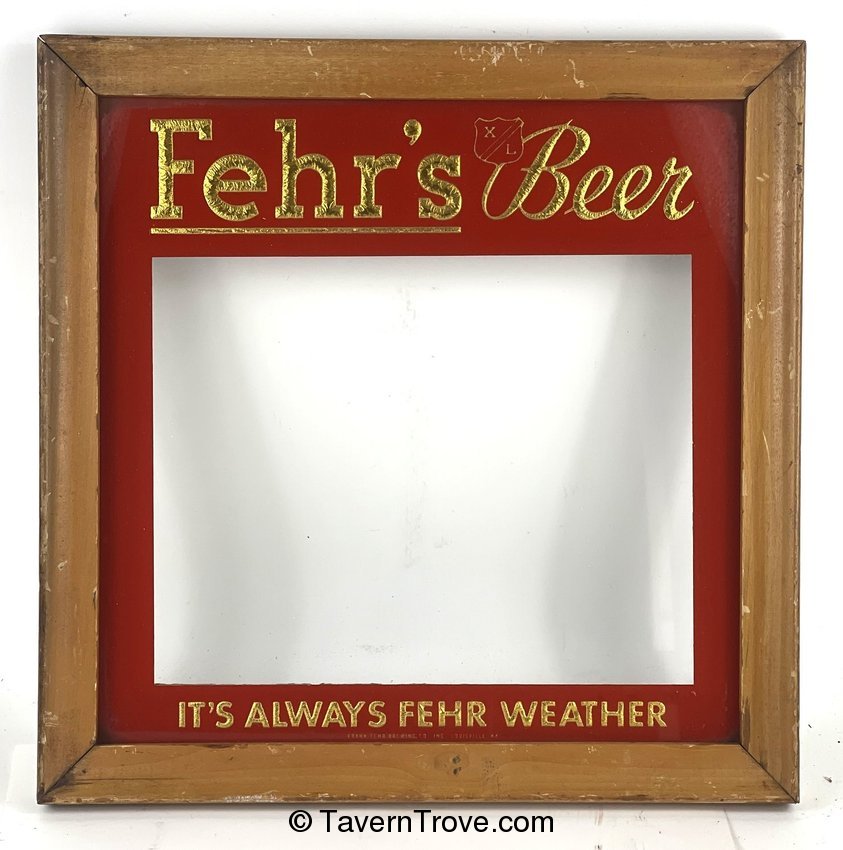 Fehr's Beer License Holder