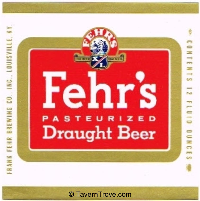 Fehr's Draught Beer