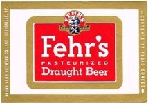Fehr's Draught Beer