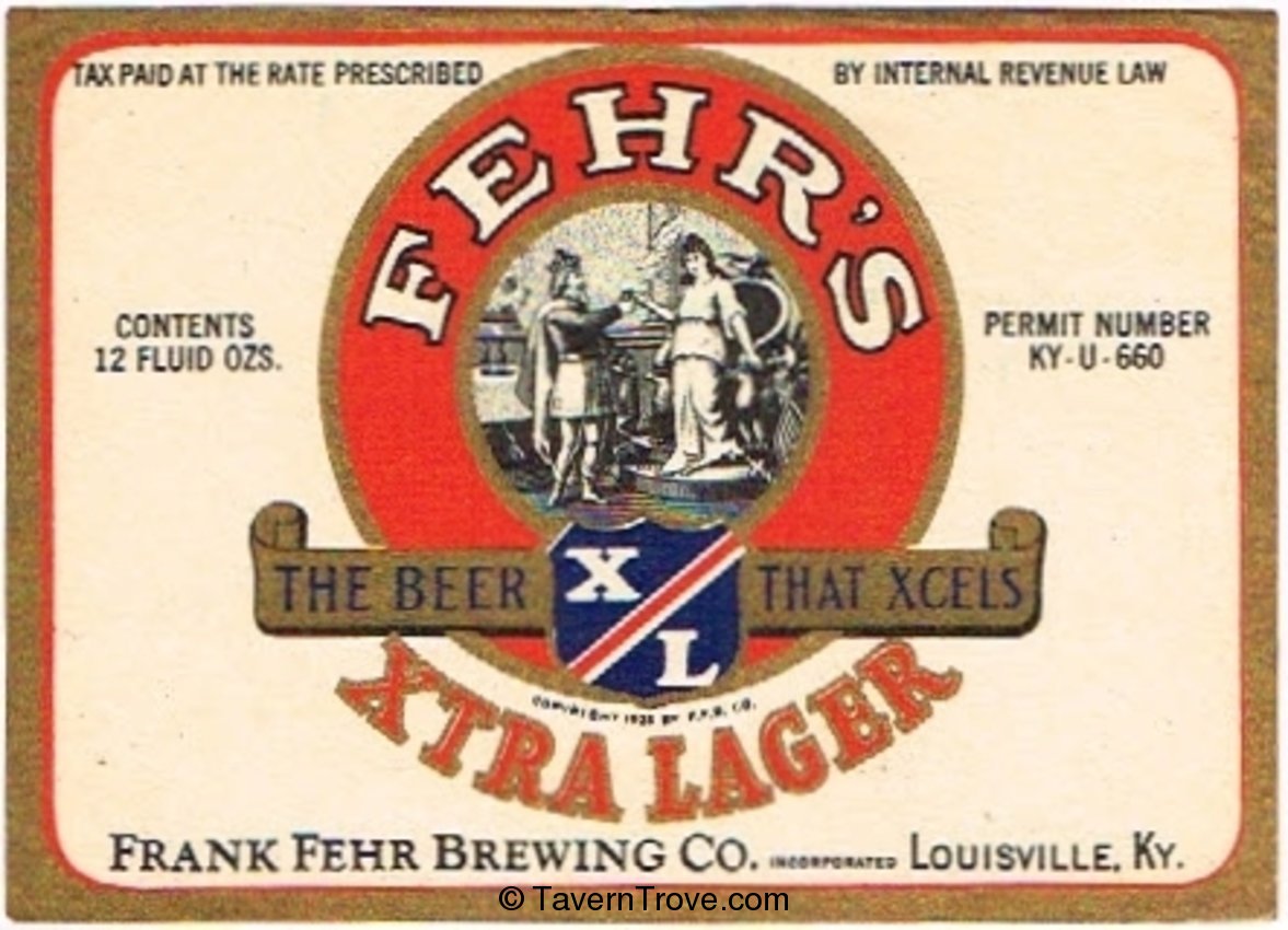 Fehr's Extra Lager Beer