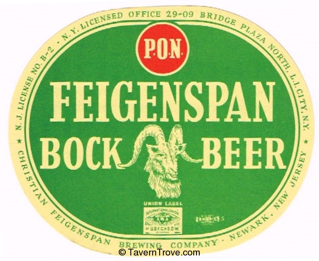 Feigenspan Bock  Beer