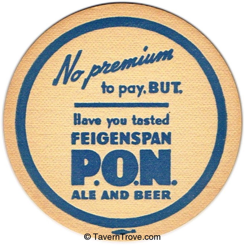 Feigenspan P.O.N. Ale and Beer