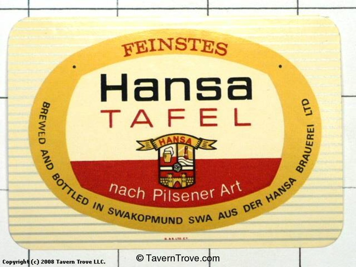 Feinstes Hansa Tafel