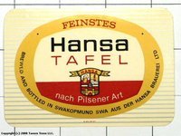 Feinstes Hansa Tafel