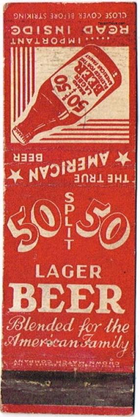 Fifty Fifty Split Lager Beer