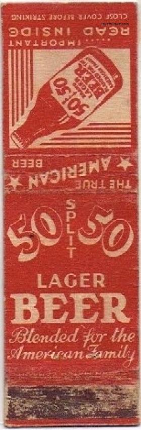 Fifty Fifty Split Lager Beer