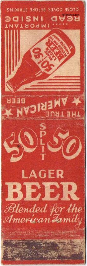 Fifty Fifty Split Lager Beer Dupe