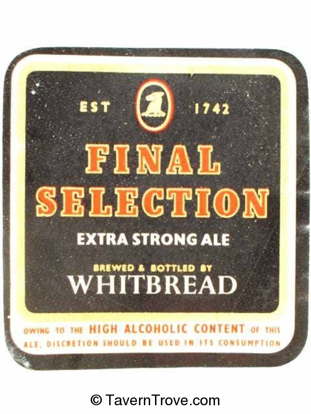 Final Selection Extra Strong Ale