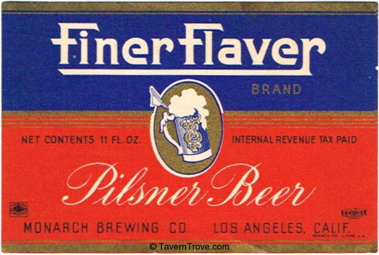 Finer Flaver Pilsner Beer