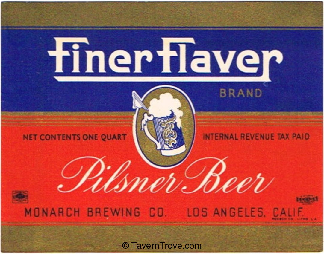 Finer Flavor Pilsner Beer