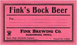 Fink's Bock Beer