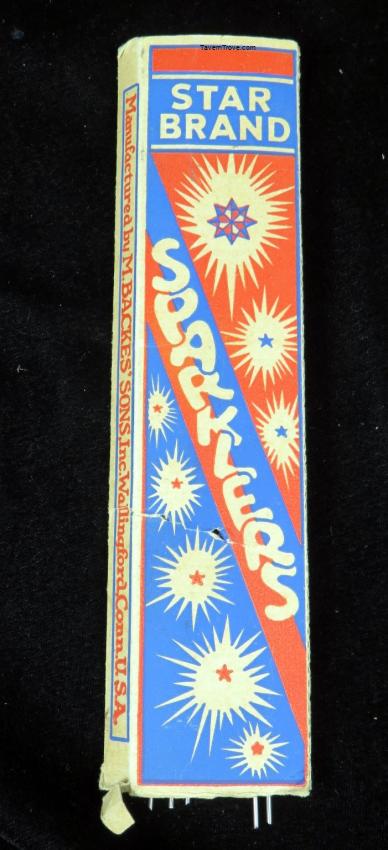Fireworks USA Made M. Backes Box with 6 Sparklers Wallingford Connecticut