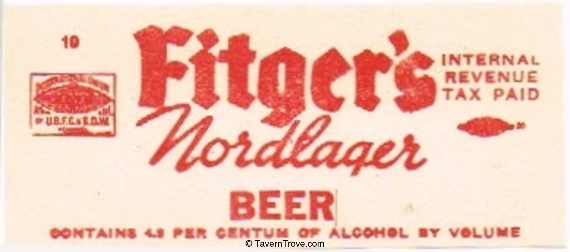 Fitger's Nordlager Beer 
