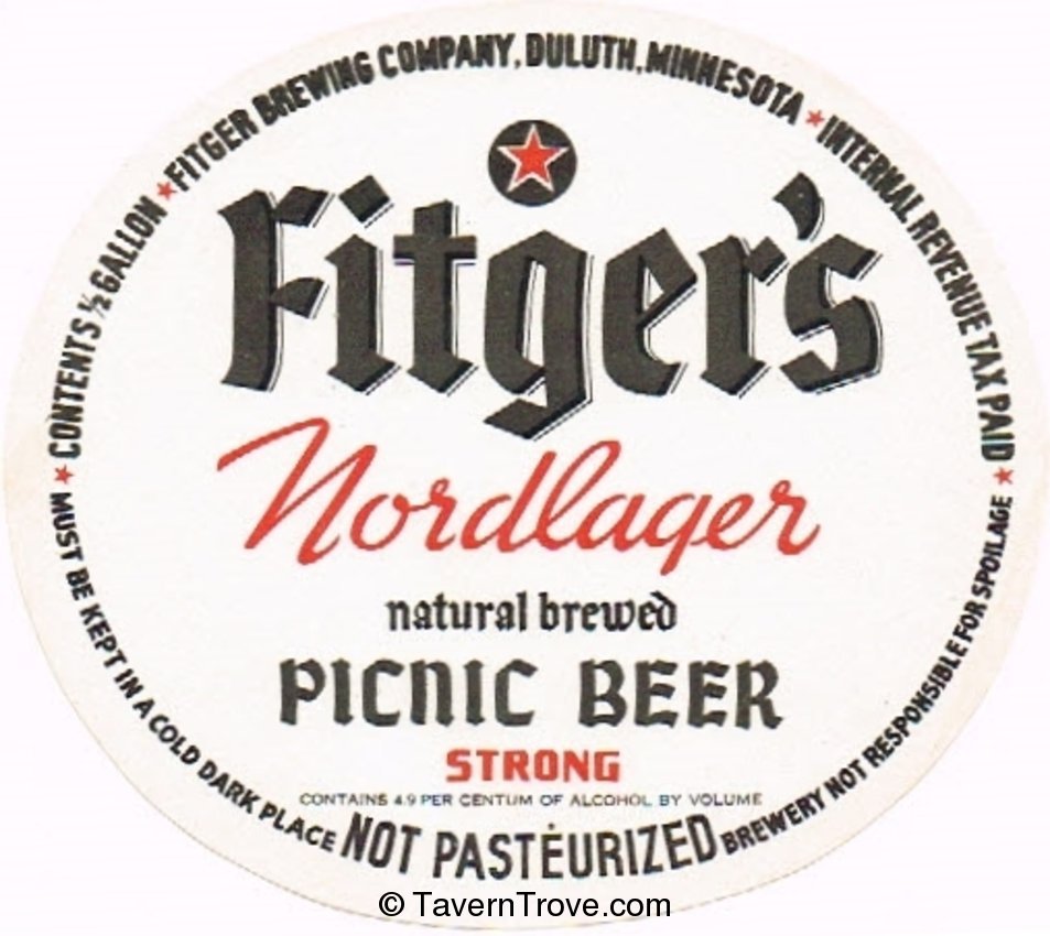 Fitger's Nordlager Picnic Beer
