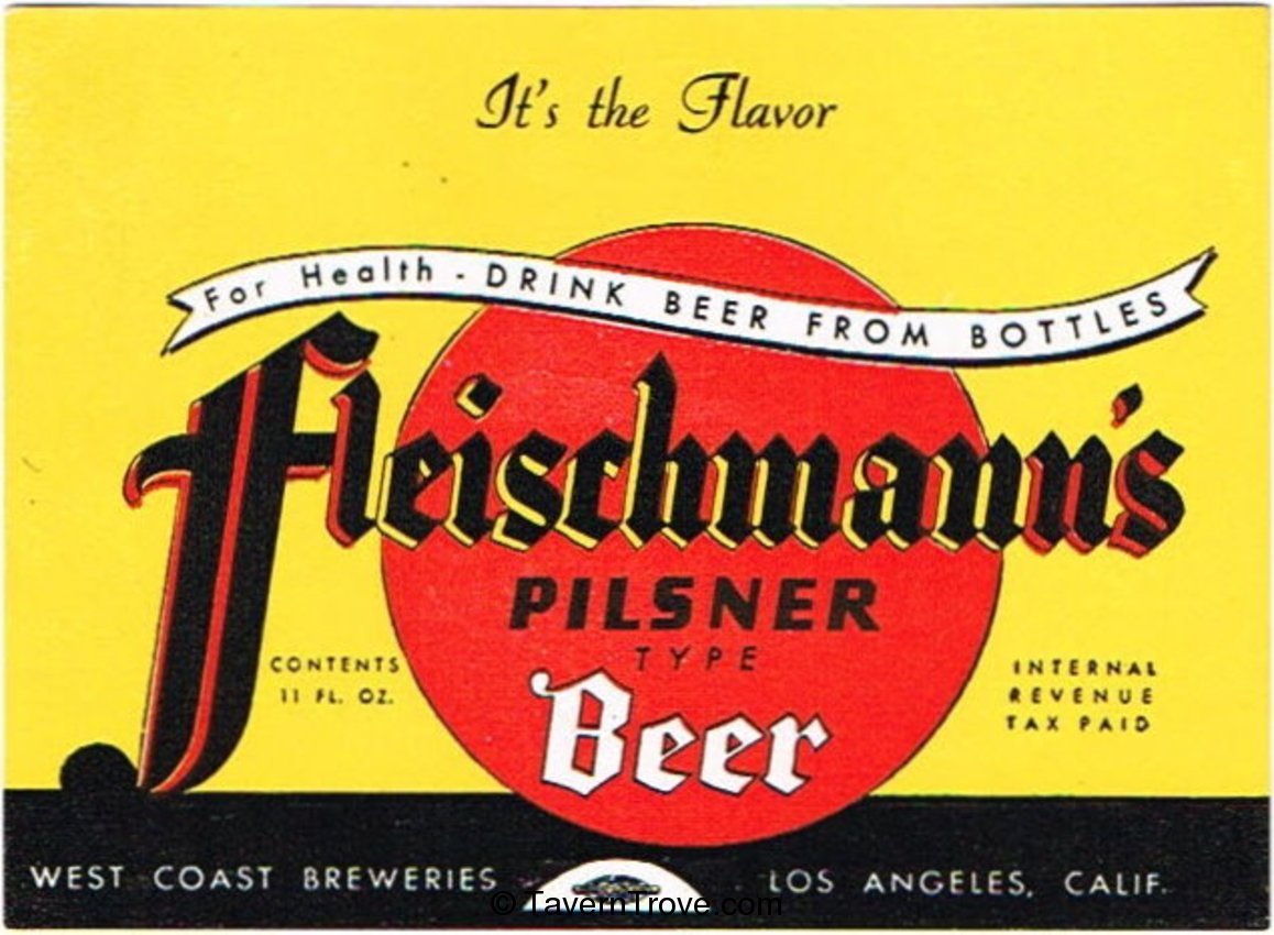 Fleischman's Pilsner Beer