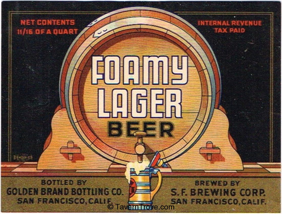 Foamy Lager Beer