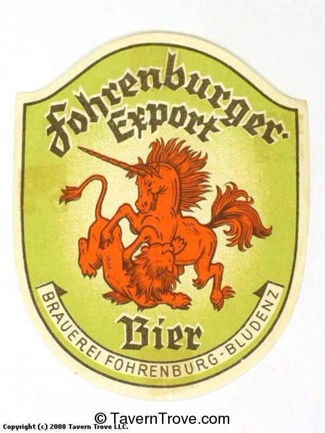 Fohrenburger Export Bier