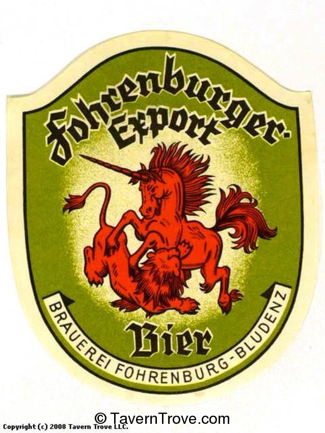 Fohrenburger Export Bier