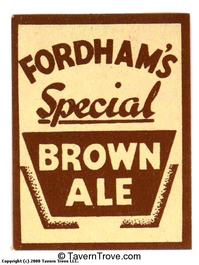 Fordham's Special Brown Ale