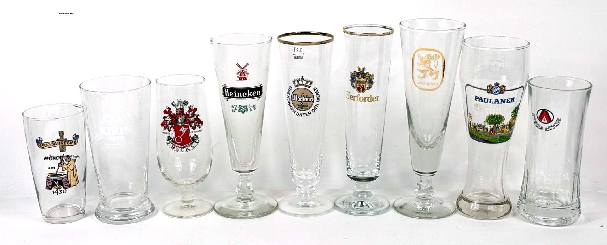 Foreign Beer lot of Nine Herforder Warsteiner