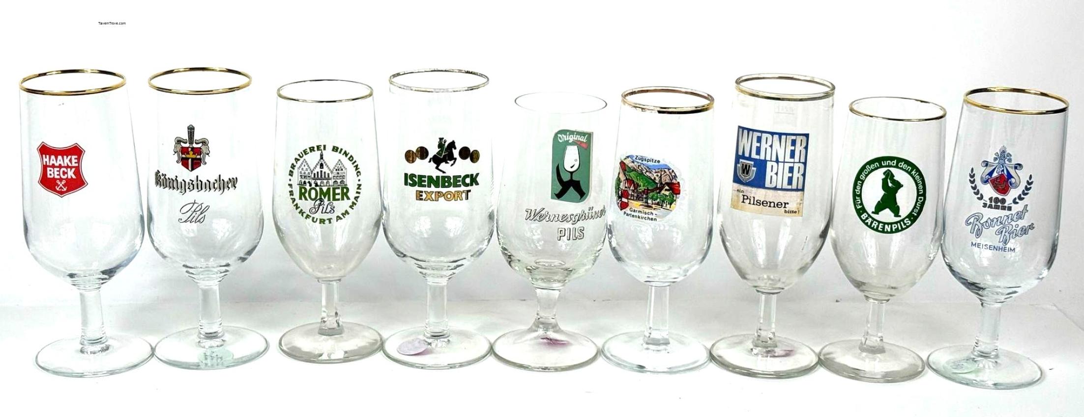 Foreign Beer lot of Nine Isenbeck Romer