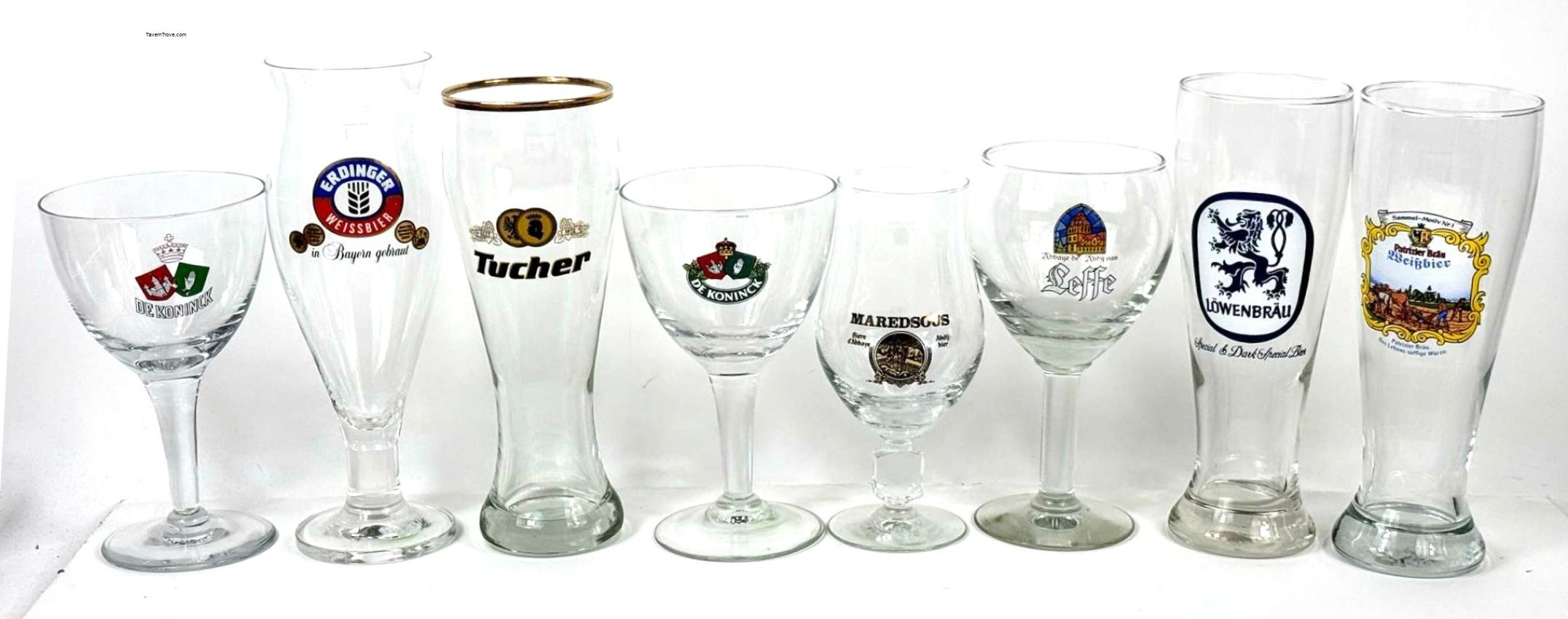 Foreign Beer lot of Nine Tucher De Konnick+