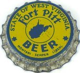 Fort Pitt Beer ~WV 16oz Tax