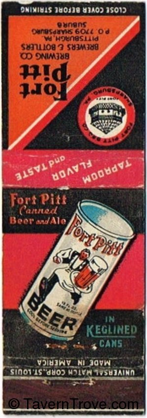 Fort Pitt Beer and Ale (1939 sked)