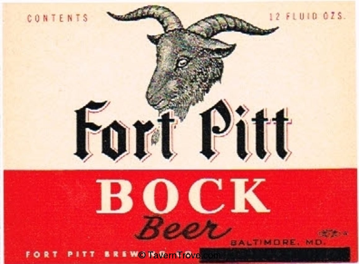 Fort Pitt Bock Beer 