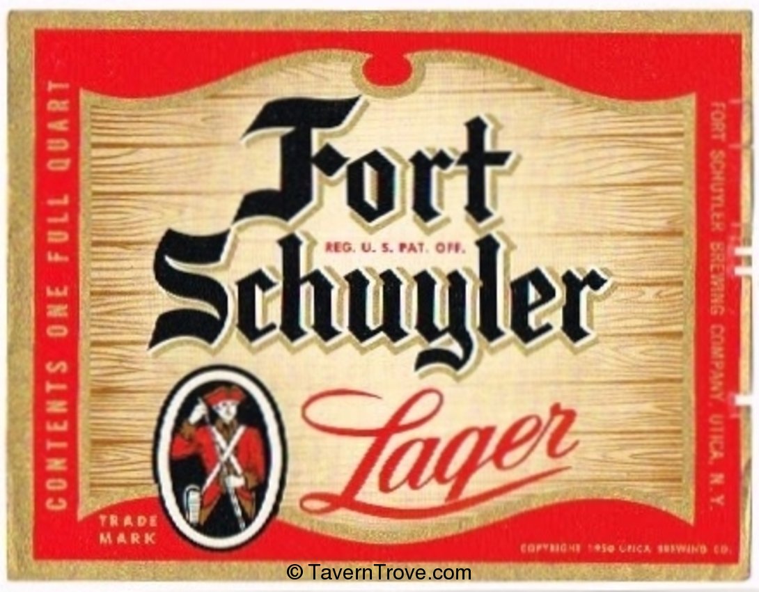 Fort Schuyler Lager Beer