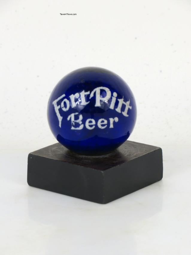 Fort Pitt Beer Cobalt Blue Glass