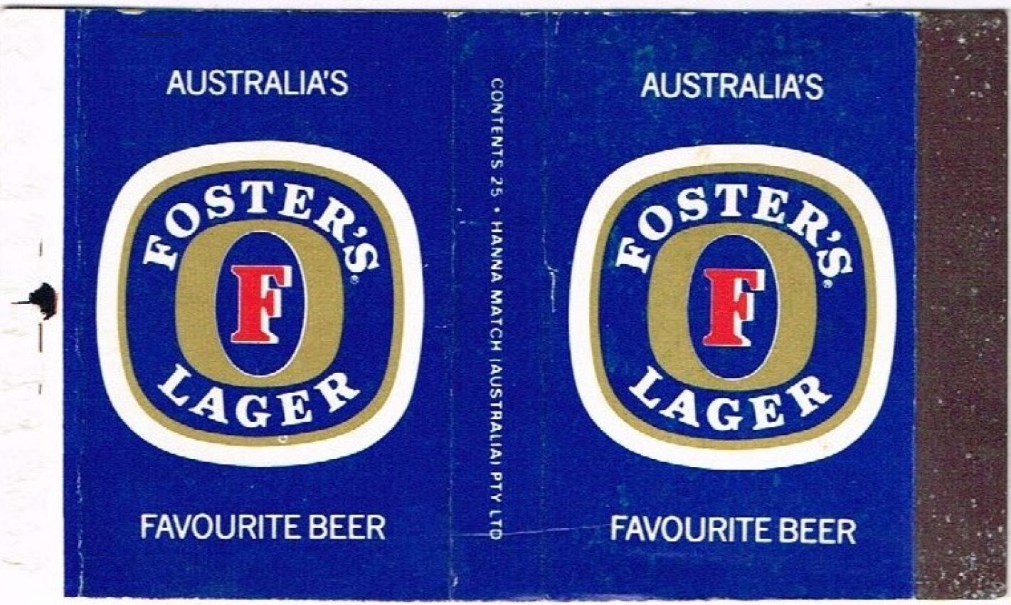 Foster's Lager Beer